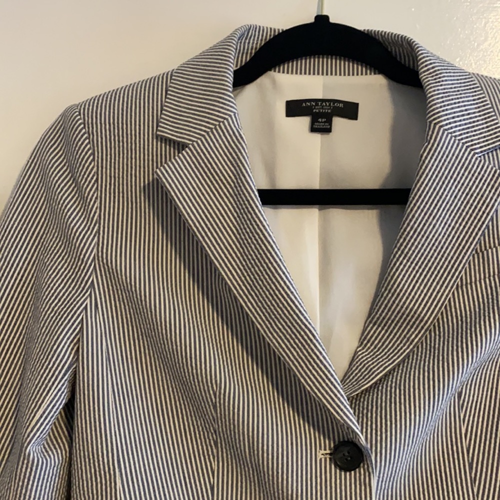 Seersucker Blazer